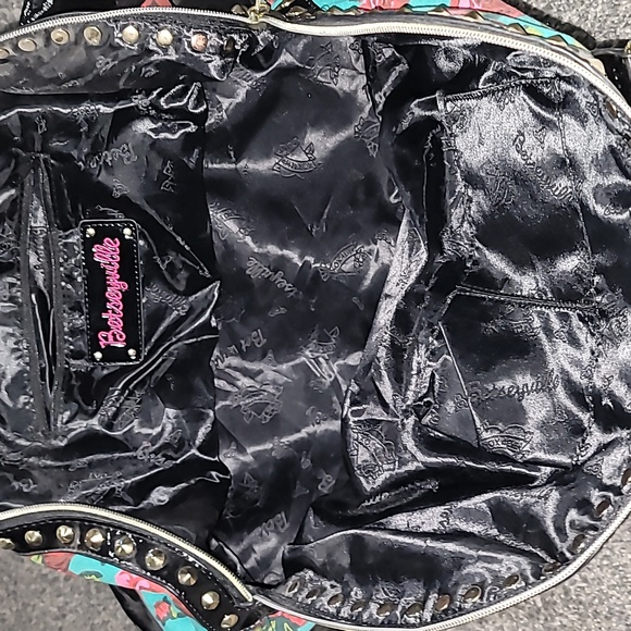 Large Betsey Johnson Floral Purse - Picture 3 of 3